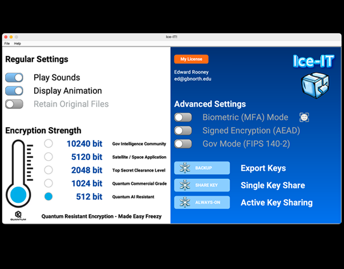 Settings - Strength